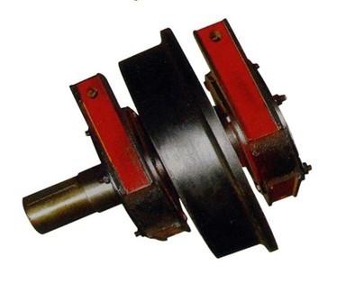 φ250單邊主動(dòng)車(chē)輪組 軸承型號(hào)-7512 鑄鋼